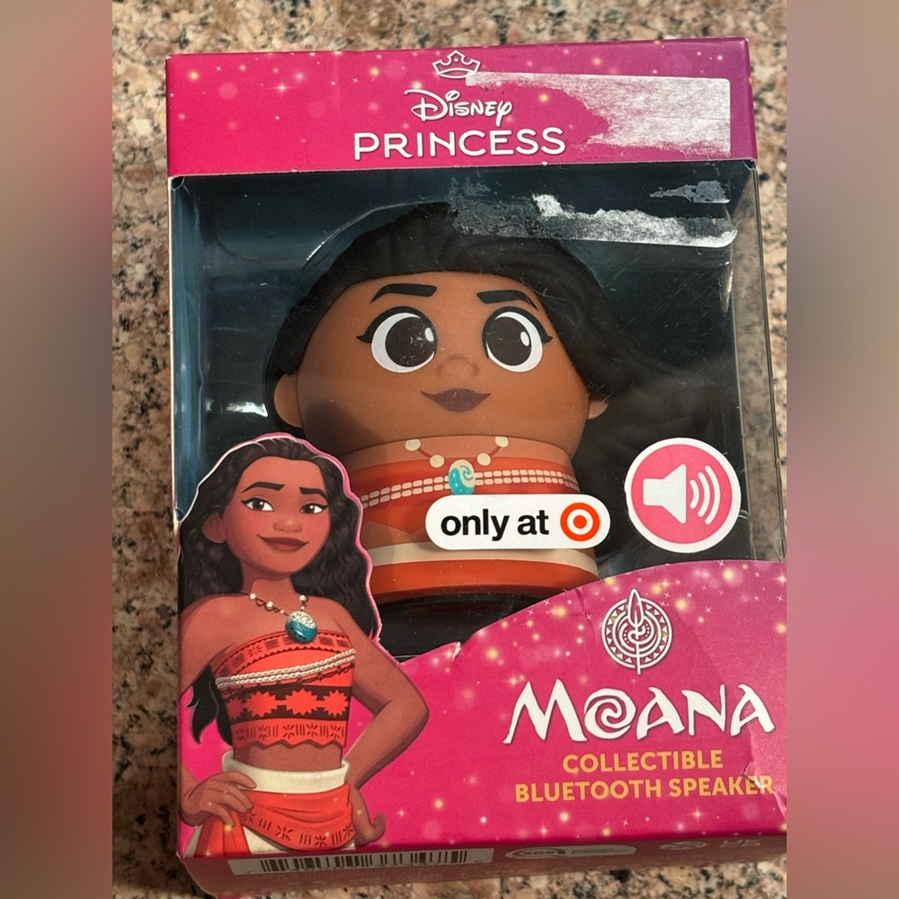 Disney Moana Collectible Bluetooth Speaker Bitty Boomers , Target Exclusive -NIB
